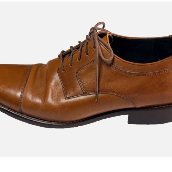 Johnston Murphy Shoes 13M Saddle Tan Oxford